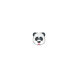 Panda Face zoom