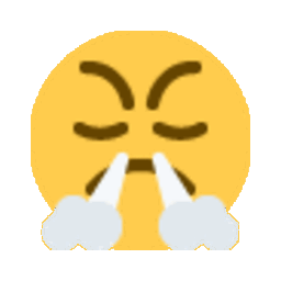 Face with Steam from Nose bounce
