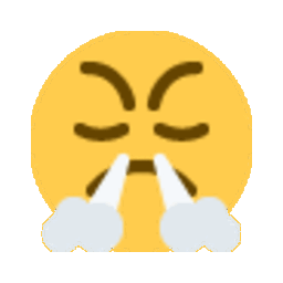 Face with Steam from Nose pulse