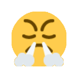 Face with Steam from Nose spin