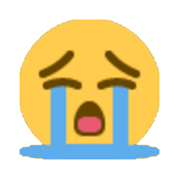 Loudly Crying Face bounce